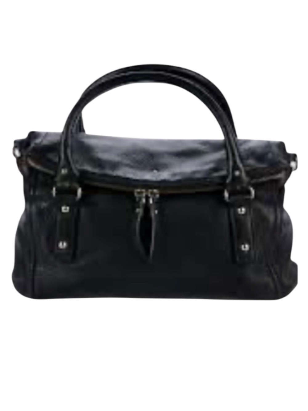 Kate Spade New York Southport Avenue Carmen Satchel Black W/ Gold accents